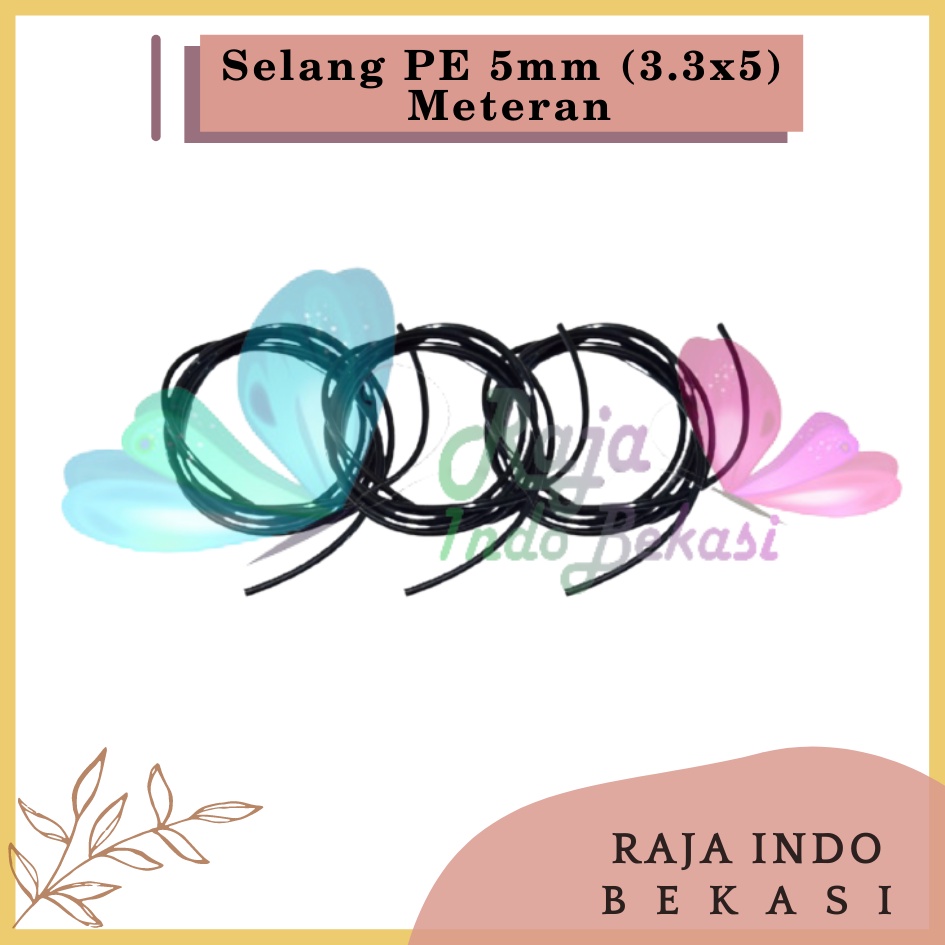 Selang Meteran 5mm Pe Kwalitas Bagus Fertigasi Irigasi Hidroponik 5 Mm Grosir Pabrik