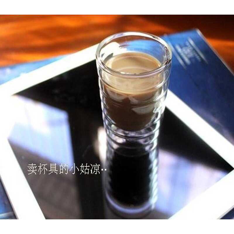 TD-DA1 Aldismala Gelas Cangkir Kopi Double-Wall Glass Nespresso Series 150ml