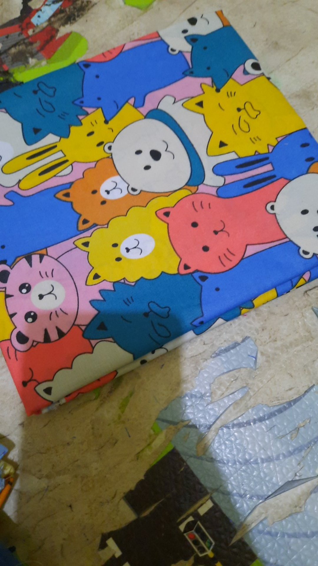 Mini Koibito-kain Sprei Katun Lokal Meteran Star Bintang Kecil