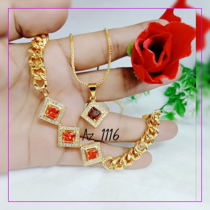 SET PERHIASAN WANITA XUPING GOLD 24K
