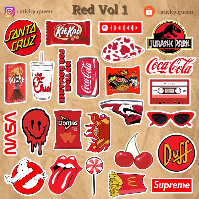 

STICKER TUMBL RED VOL 1