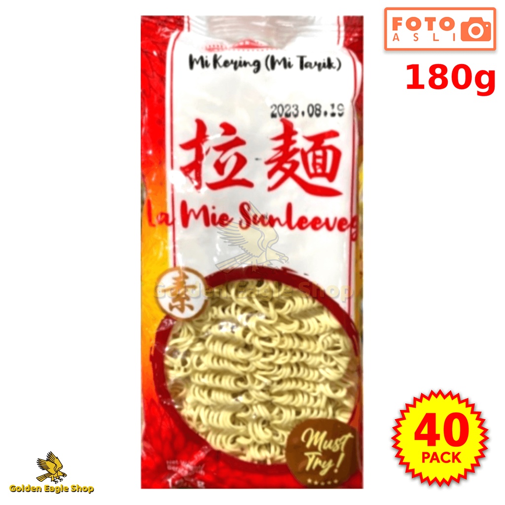 

[Isi 48 PACK] Mi Kering Mi Tarik La Mie Sunleeveg (48 Pack x 180gr) 180gr