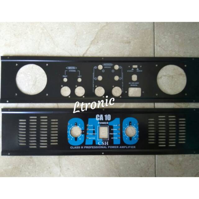 Panel CA 10 hitam tanpa knop Panel Box CA 10