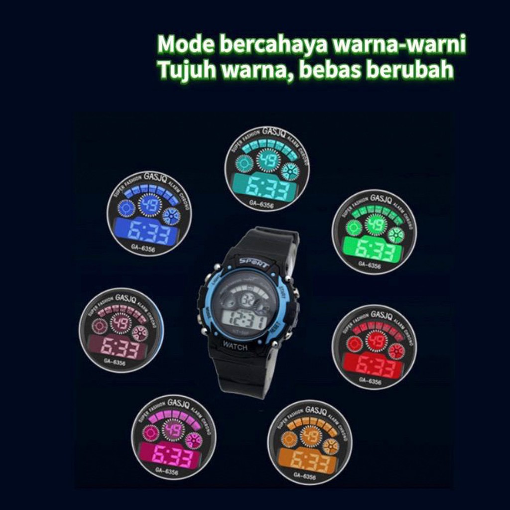 [✅COD] Jam Tangan Digital Sport Watch Aksesoris Fashion Anak Pria Wanita Cewek Cowok Laki laki Perempuan Anti Air Murah Couple Original