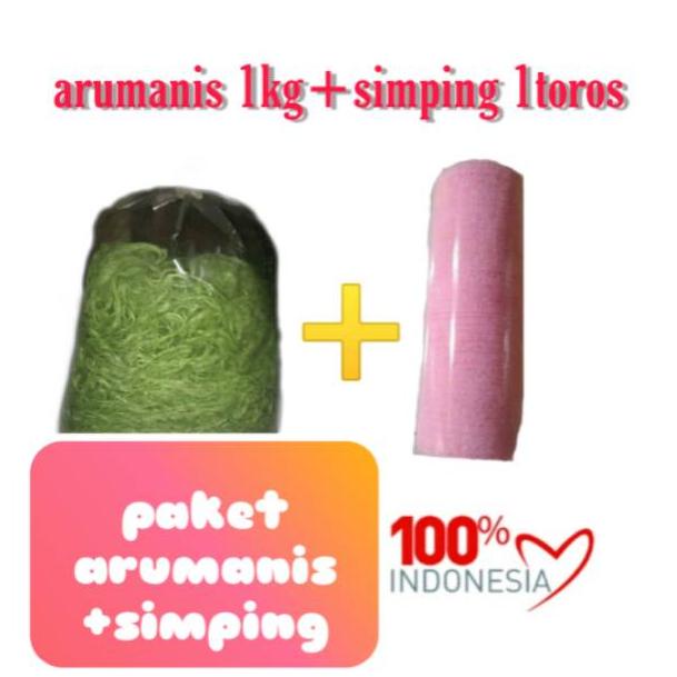 

㍾ Paket arumanis 1kg+1toros simping ト