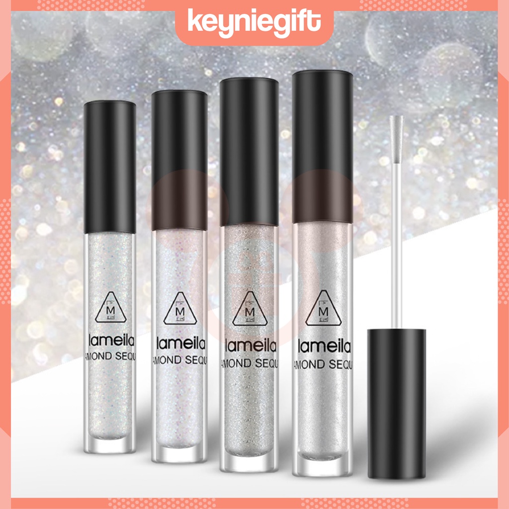 Lameila Liquid Eyeshadow Pearl Light Highlight Bright Glitter Diamond Sequel 4 Warna LA011