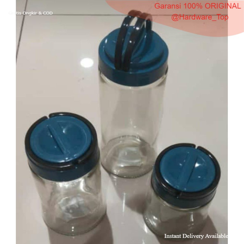 Toples / Krishome Set 3 Pcs Stoples Kaca / Toples / Toples Kaca