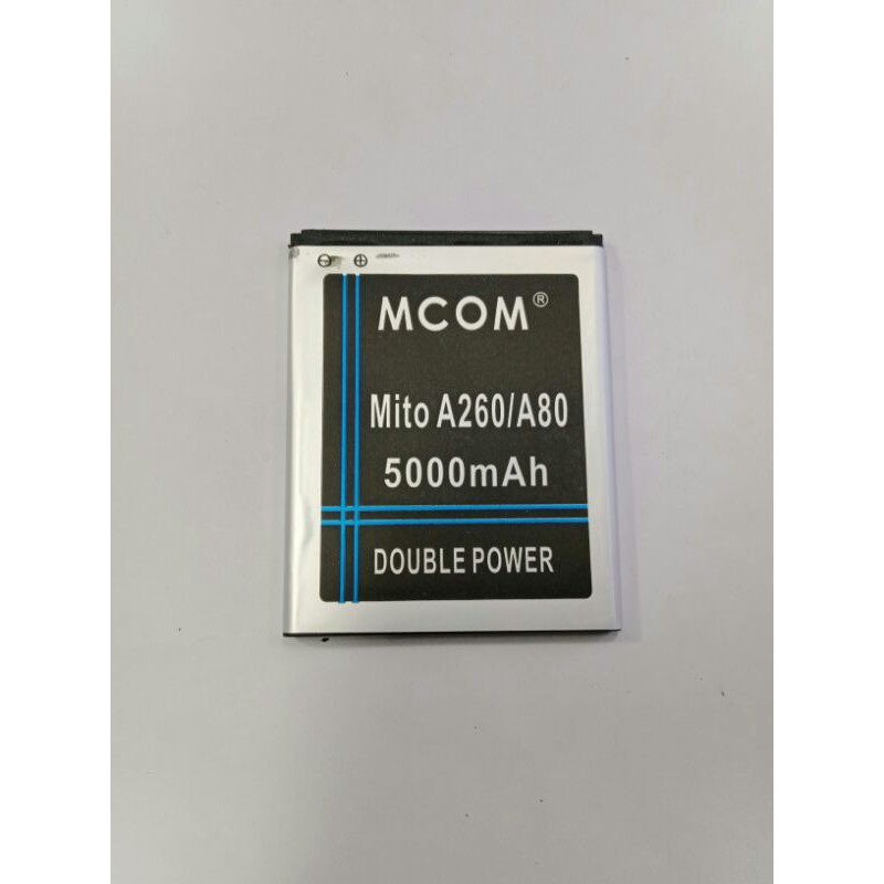 Baterai Mito A260 A80 Fantasy mini BA00083 BA 00083 double power battery baterei batre batrei