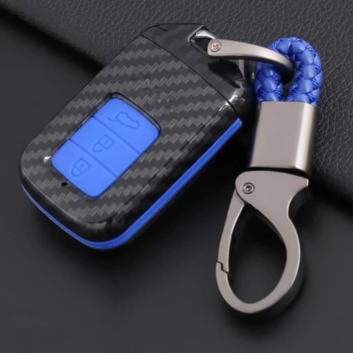 ORI! CASING CASE COVER SARUNG RUMAH CARBON REMOTE KUNCI SMARTKEY HONDA CRV TURBO CITY CIVIC 3 TOMBOL