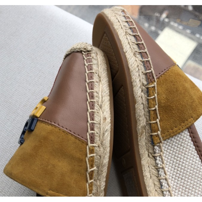 All Size Ready Original TB leather material lady's casual shoes flat shoes fisherman shoes