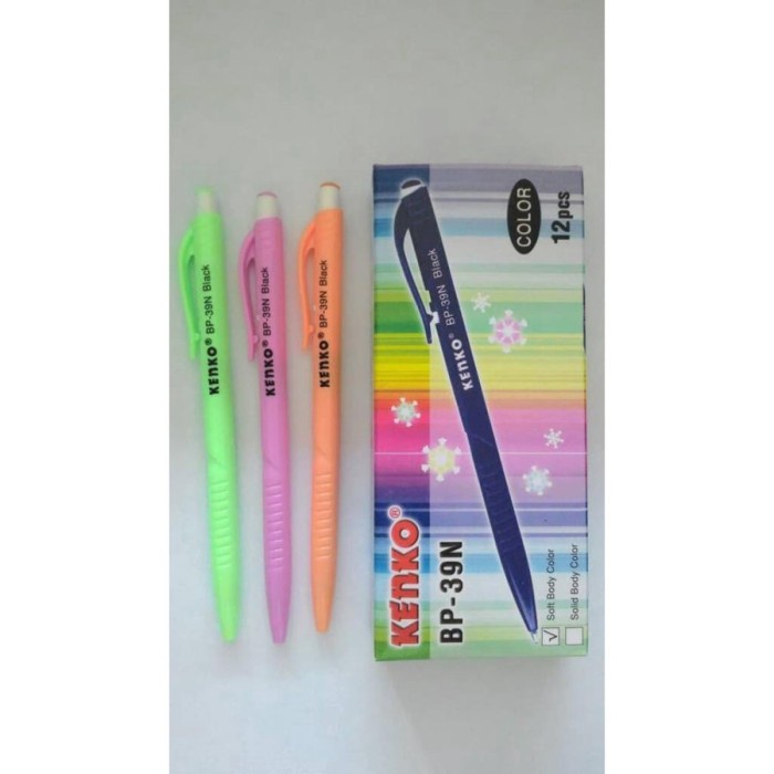 

Cuci Gudang Grosir Pulpen Kenko Bp-39N ( 12 Pcs Berkualitas