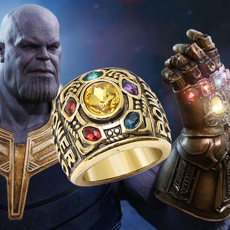 Kalung Liontin Sarung Tangan Thanos Infinity Avengers 3 Untuk Pria