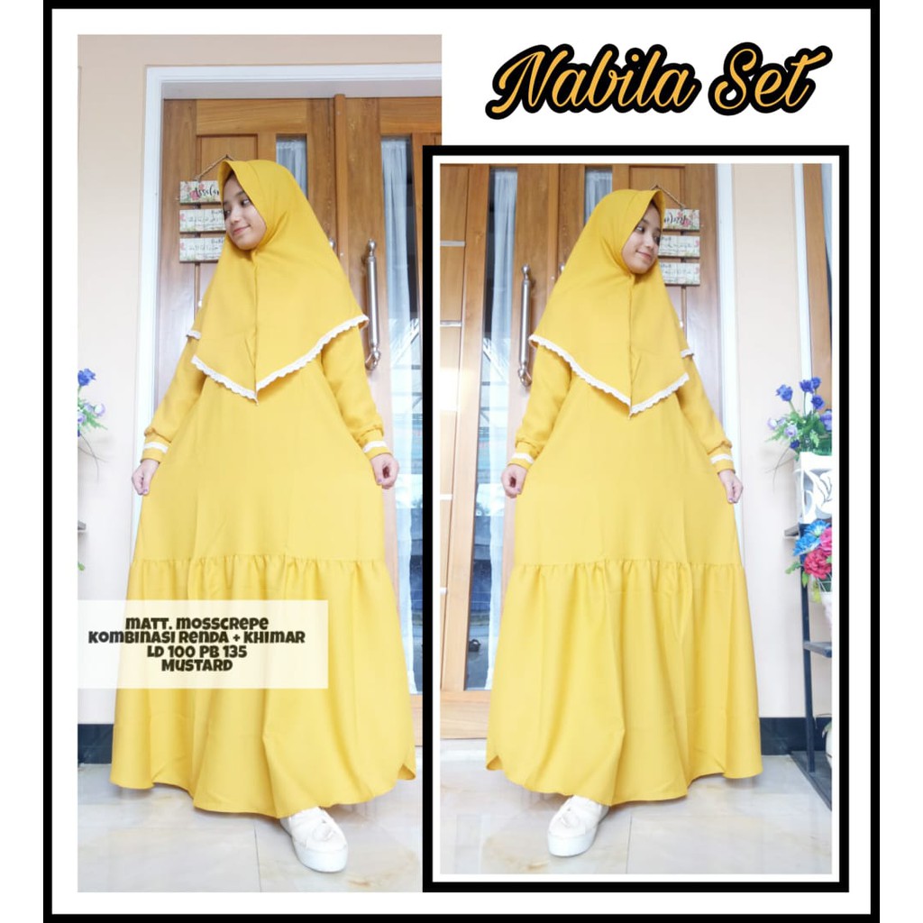 Gamis Nabila Set