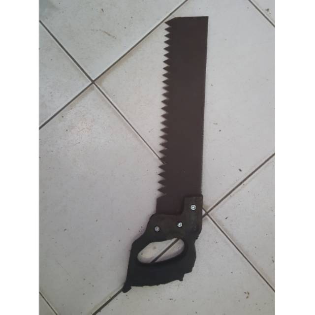 Gergaji hebel alat potong bata ringan batako putih