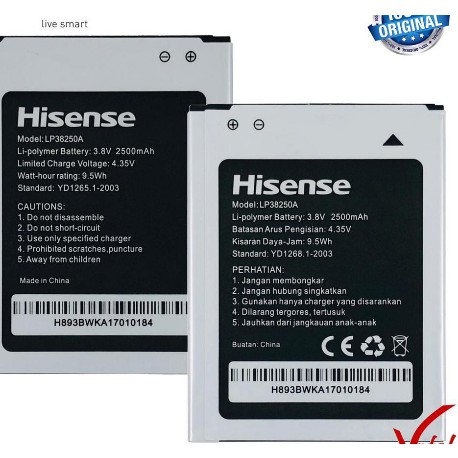 BATRAI HISENSE MAX X/U/MAX U/Z/C8/LP38250A ORIGINAL OEM 100% BATRE DOUBLE POWER/IC BATRAI