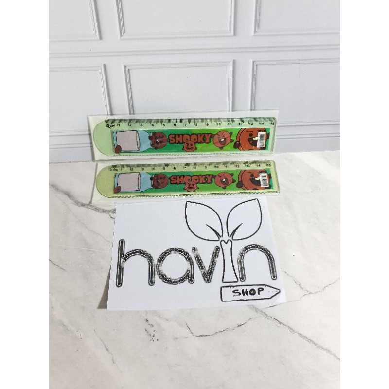 penggaris 15 cm BTS/garisan 15 cm/ruler 15 cm BT-21/mistar 15cm-SHOOKY