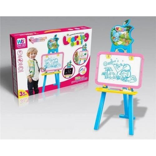 

MO - LEARNING EASEL PINK papan tulis anak mainan edukasi