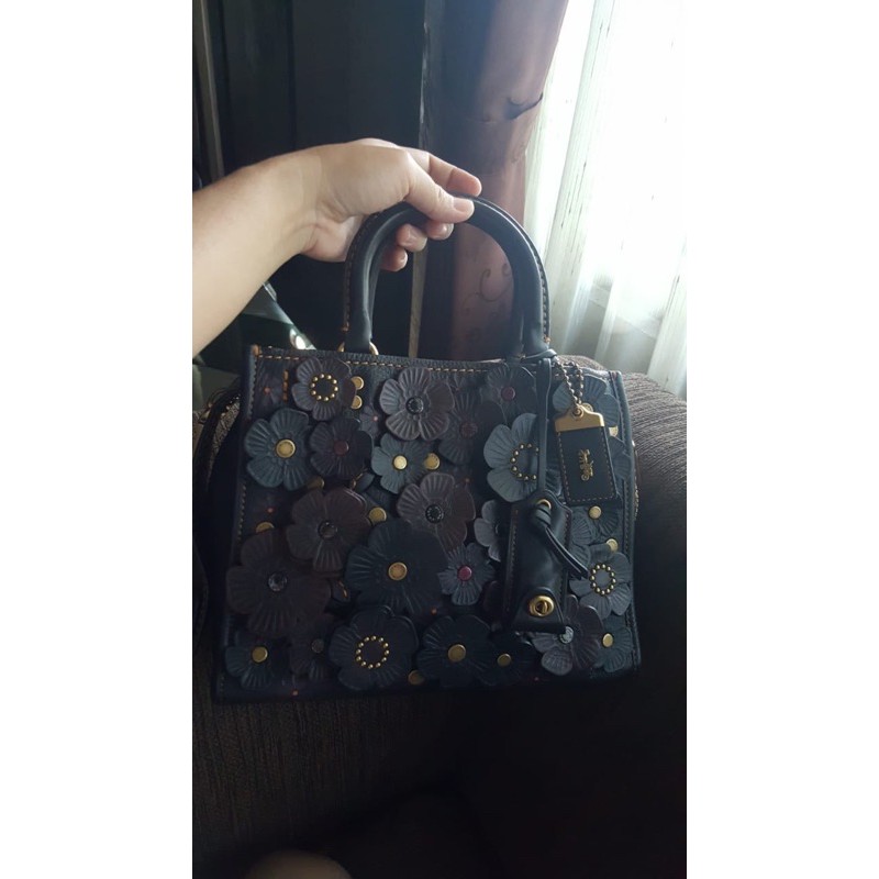 coach rogue tearose black