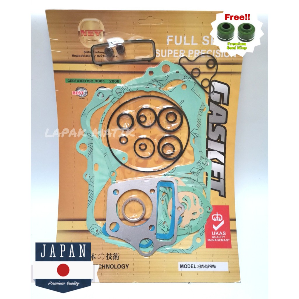 Paking Gasket FULLSET GRAND SUPRA X PRIMA Nagoya Gold full set perpak packing