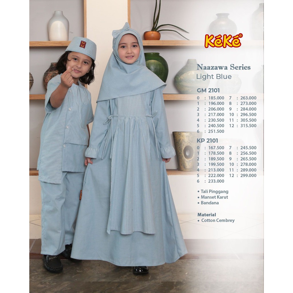Sarimbit Keke Anak / Couple Anak Keke Naazawa Series SR 2101