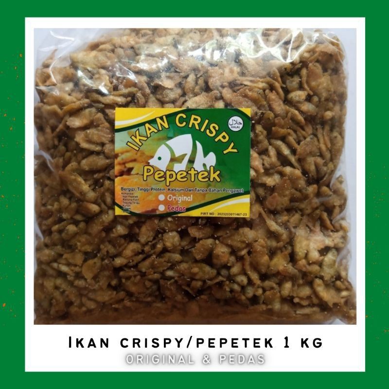 

pepetek ikan crispy 1 kg