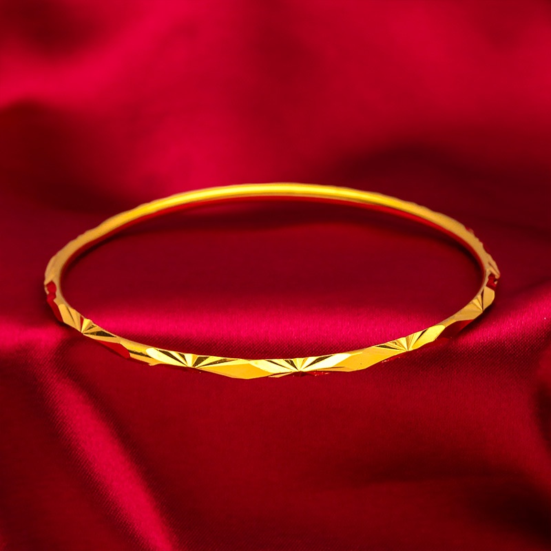 Perhiasan Gelang Lapis Emas Asli Kadar 375 Desain Meteor Untuk Pernikahan