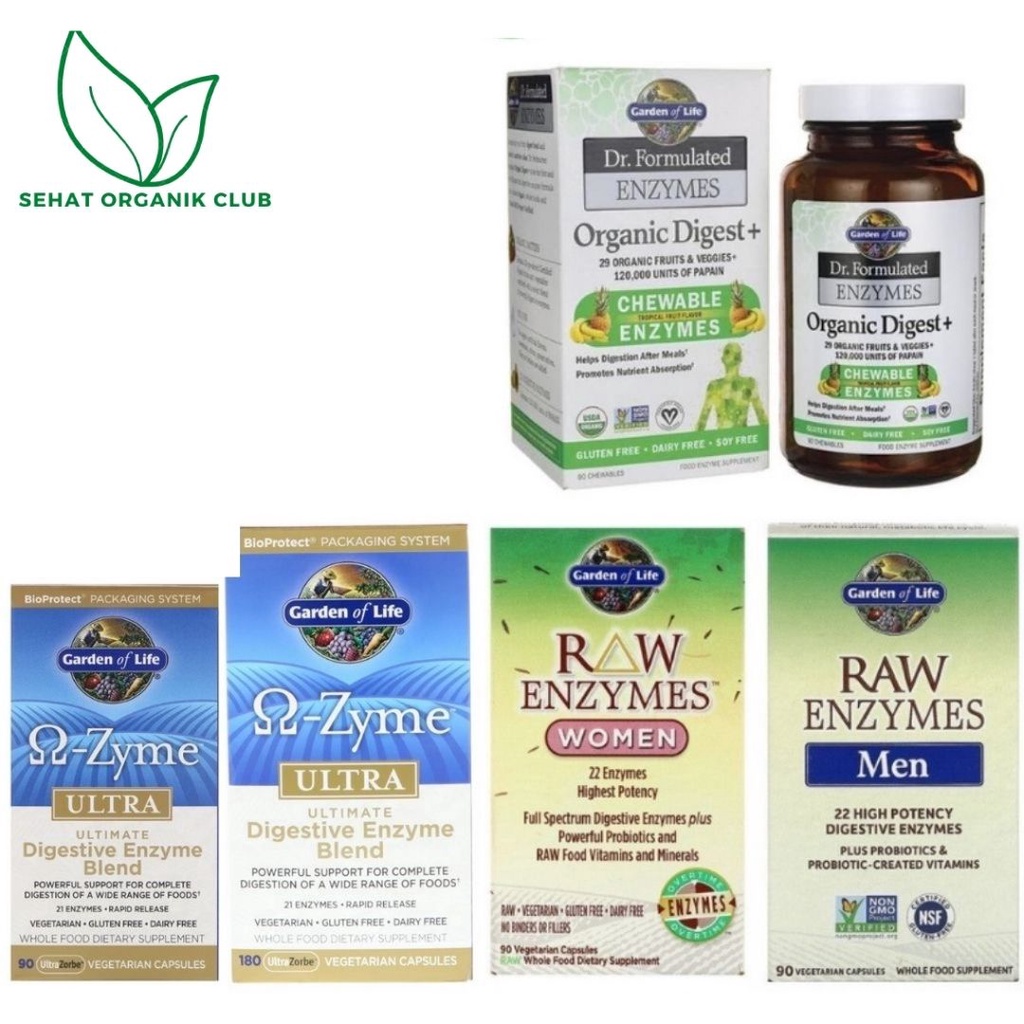 Garden of Life O-Zyme Ozyme Ultra Ultimate Digestive Enzyme Blend 90 ; O-Zyme Ozyme Ultra Ultimate D