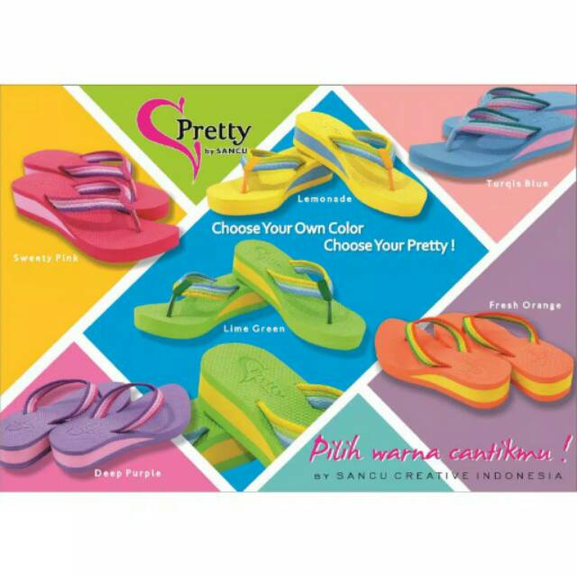 Pretty by sancu sandal wedges