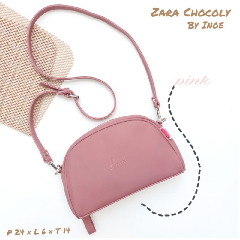 INOE TAS SELEMPANG ZARA CHOCOLY ANTI AIR