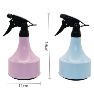 1Pc Botol Semprot  Tekanan Tangan  600ml Warna Pink Biru 