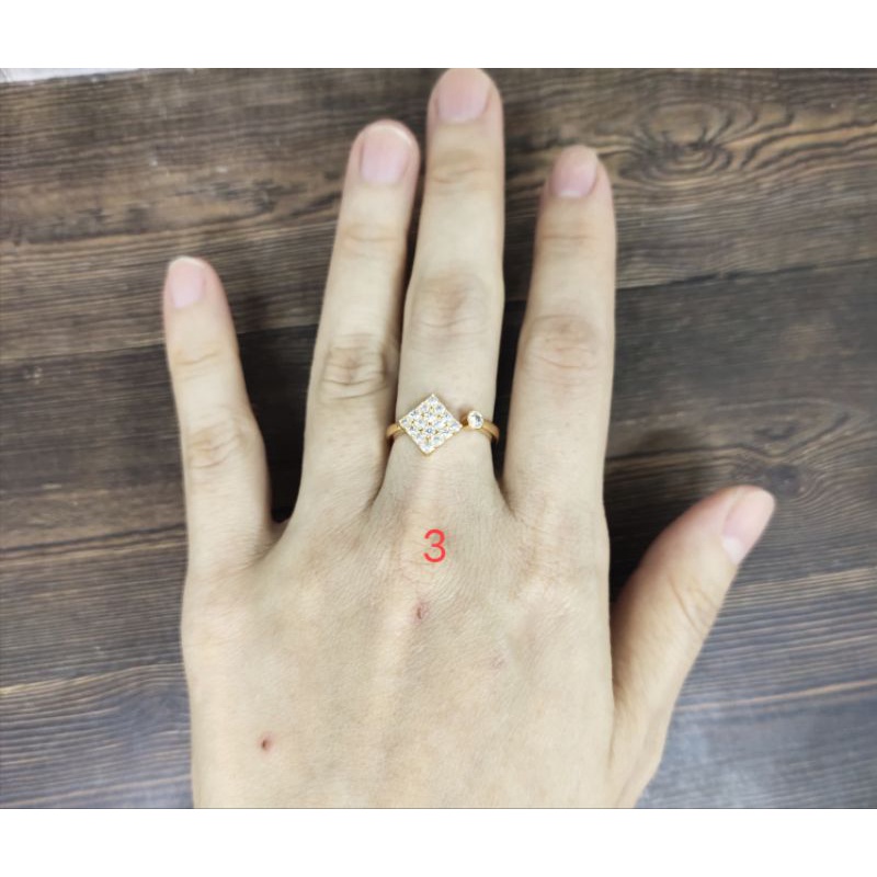 Fifi Fashion Cincin Fashion Model Perhiasan Lapis Emas C32