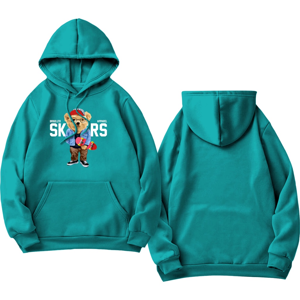 BRIGO Jumper Hoodie BERUANG SKATER II Sweater Hoodie BRIGO Sablon DTF Fleece Cotton M-XXL (Pria &amp; Wanita) Free stiker&amp;Gantungan Kunci