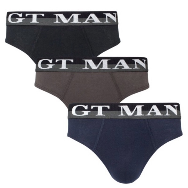 Celana dalam pria / Cd laki laki Gtman GTK-09 bahan katun isi 3pcs