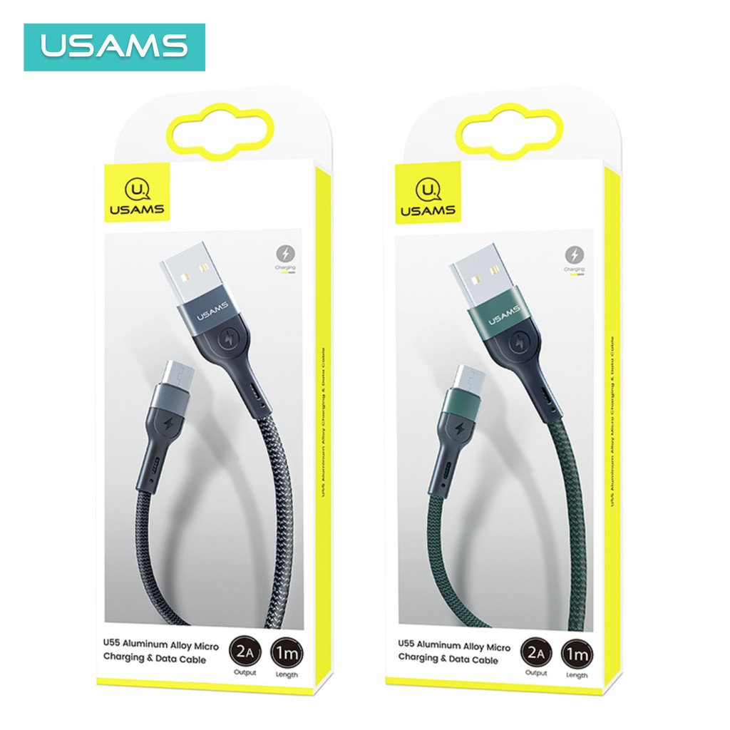 USAMS U55 KABEL DATA MICRO ALUMINUM ALLOY