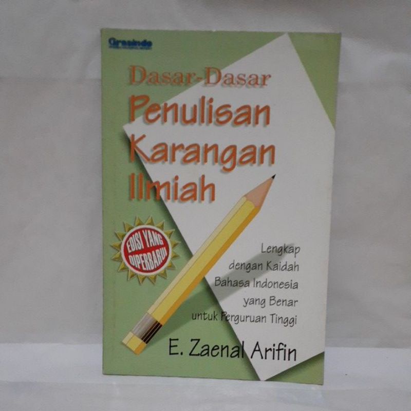 Jual Dasar-dasar Penulisan Karangan Ilmiah | Shopee Indonesia