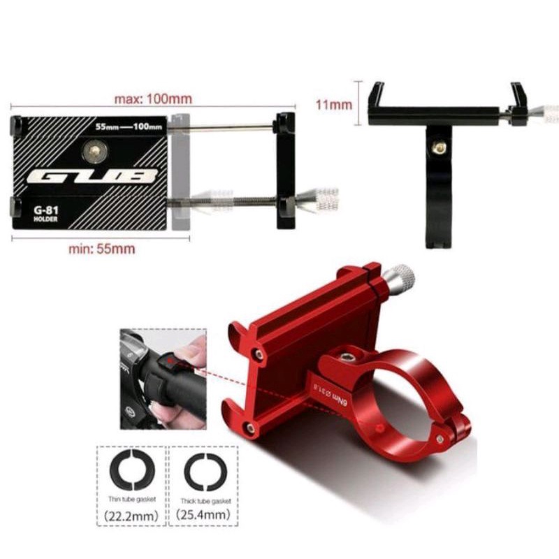 Paket Breket + Holder HP Phone GPS Nmax old bahan full cnc