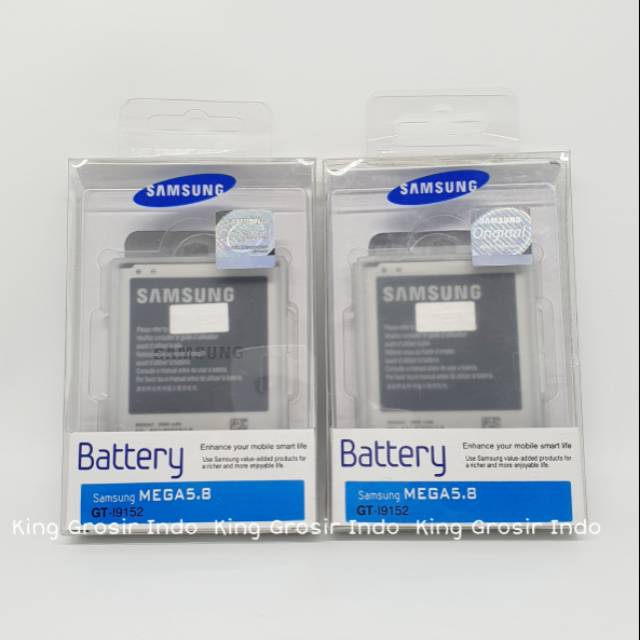 Baterai Samsung Mega 5.8 I9150 I9152 Original 100% Battery Batre Mega 5,8