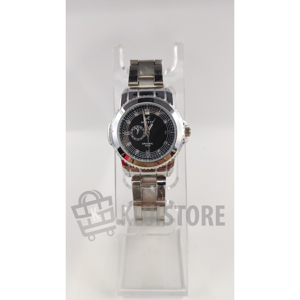 JAM TANGA COUPLE MIRETE RANTAI 9011 PUTIH ORIGINAL 100%