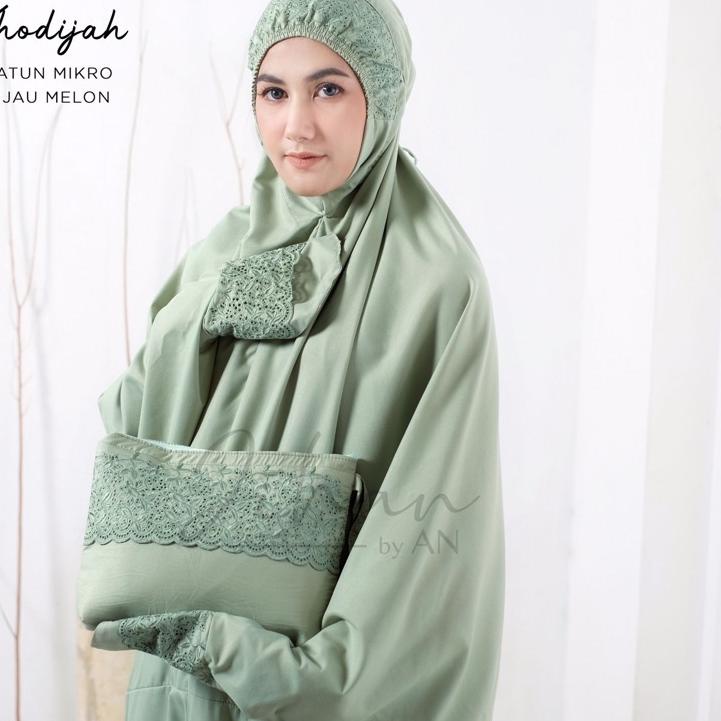 ↛ Mukena Lajuran Khodijah Jumbo Mukena Terusan Bordir Khodijah ⇈