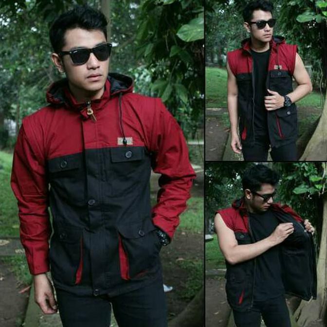 JAKET COWOK JAKET PARKA PRIA/PARKA ROMPI