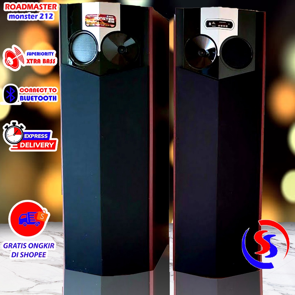 KHUSUS JATIM !!! SPEAKER KARAOKE BLUETOOTH ROADMASTER MONSTER 212 GARANSI RESMI