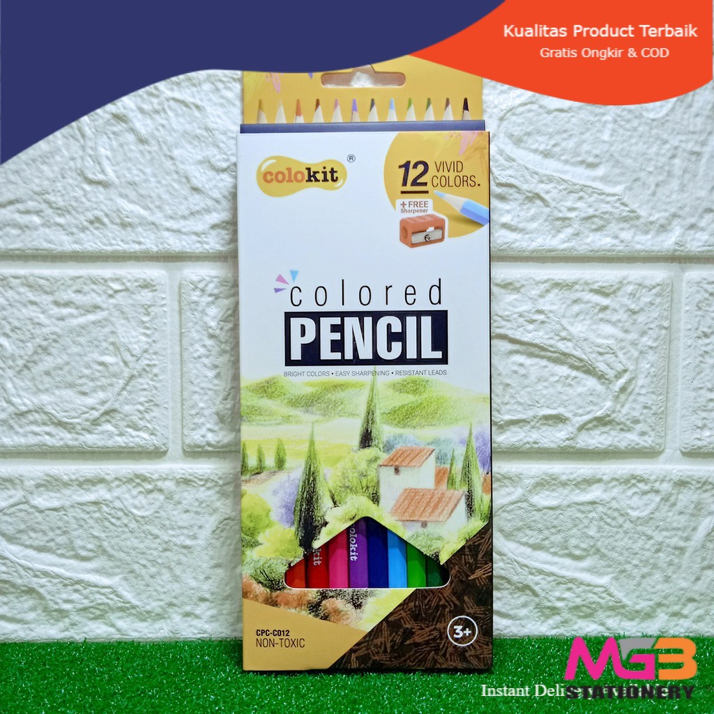 

Pensil Warna COLOKIT 12W Panjang - MGB