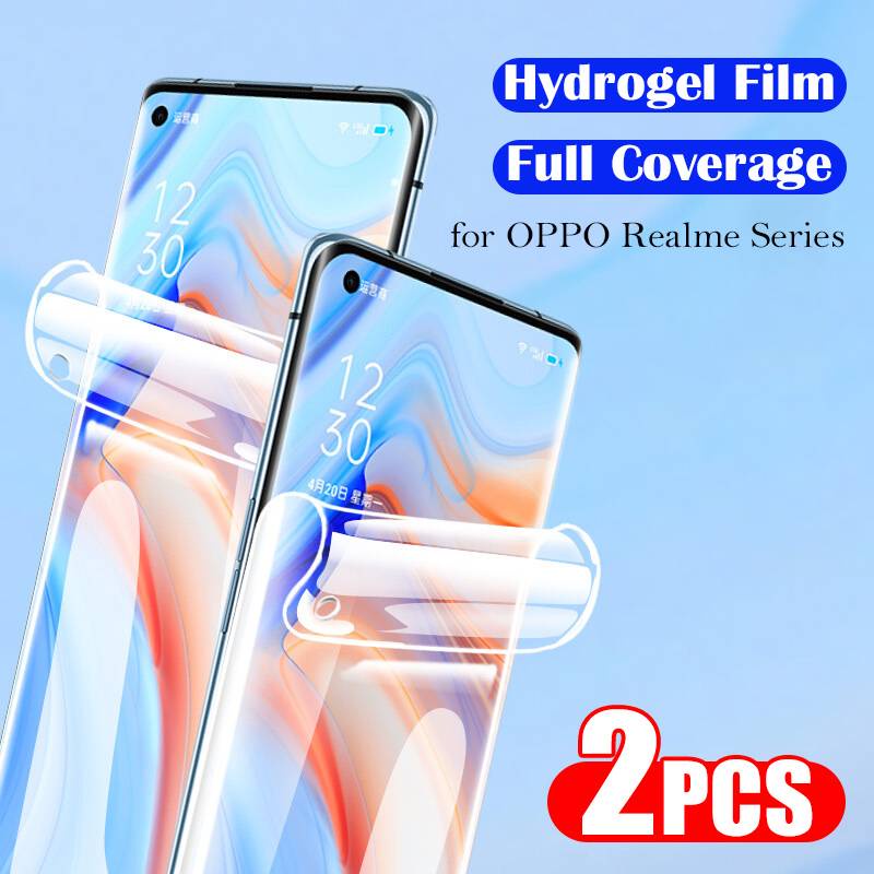 2Pcs Full Cover Hydrogel film for OPPO Reno4 se / Reno4 / Reno4 Pro / Reno5 / Reno5 K / Reno5 Pro / Reno6 / Reno6 Pro / Reno Z / Reno Ace / Reno 2Z / Reno 3Pro / Reno3 / Reno2 / Reno 10X Zoom Screen Protector Blueray not glass