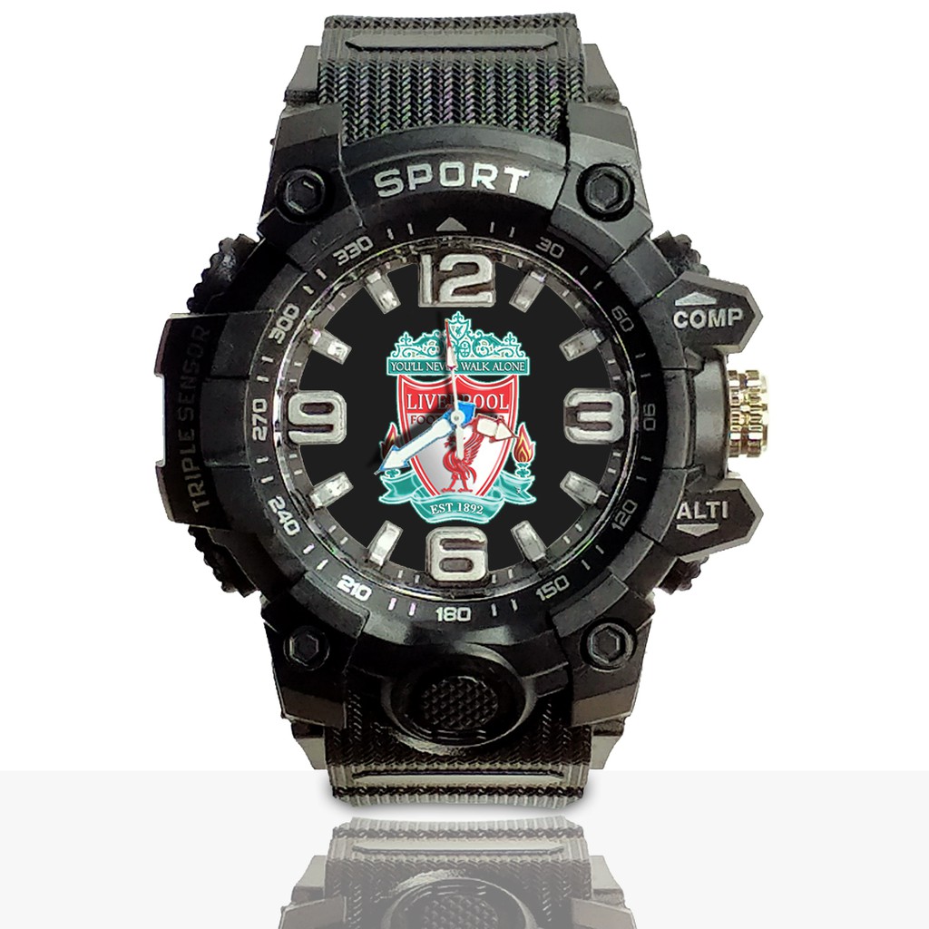 Jam Tangan CustomTHE REDS LIVERPOOL Ruber- Water Resistant