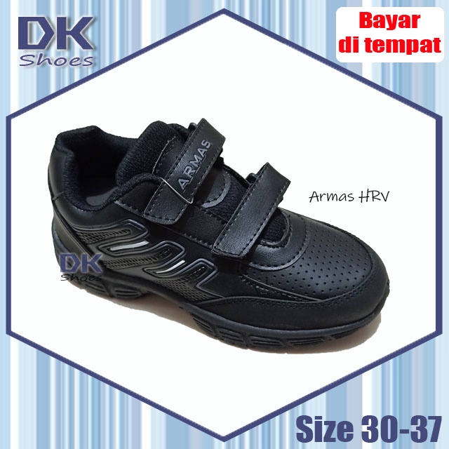 Sepatu Sekolah Armas HRV 30-37 / Sepatu Sekolah Hitam Anak Laki SD SMP SMA