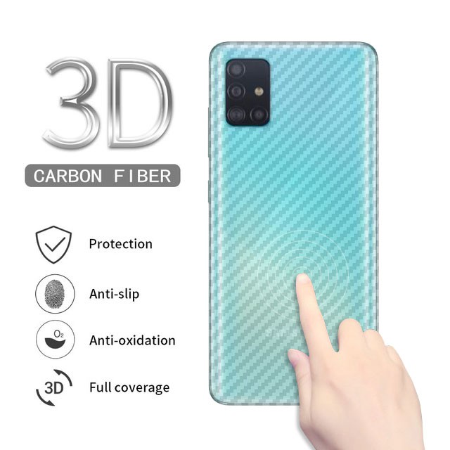 Garskin Carbon Samsung A51 Premium Back Screen Protector