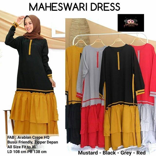 Maheswari Dress baju longdress gamis wanita arabian