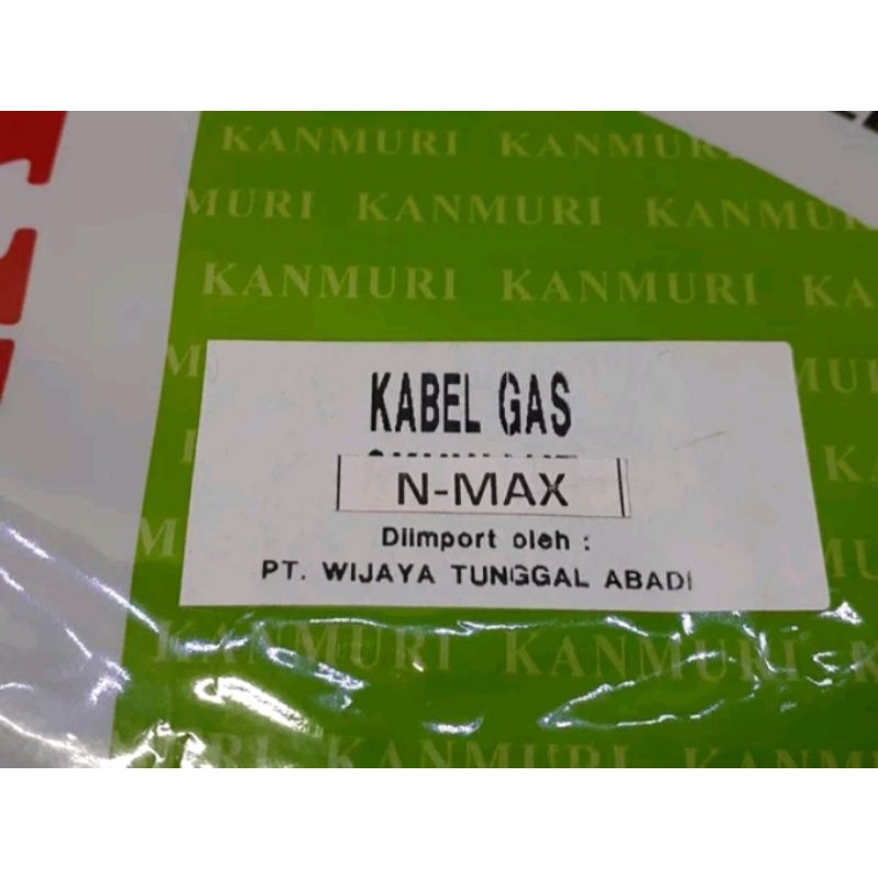 kabel tali gas nmax n max n N-Max original Kanmuri