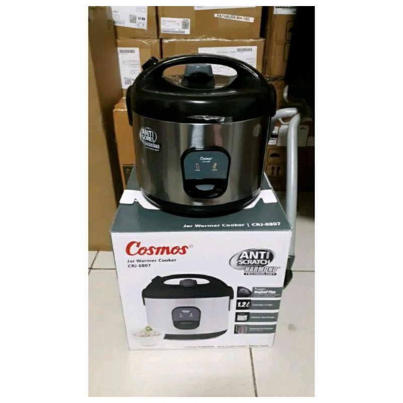 Rice cooker cosmos CRJ-6807 ukuran 1.2L Harmond