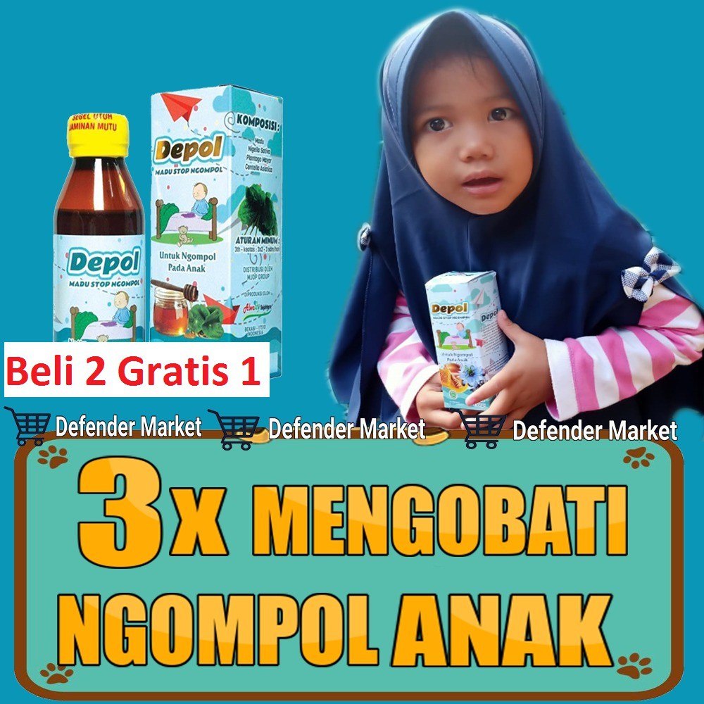 

DEPOL MADU VITAMIN OBAT ANTI NGOMPOL ANAK SEKOLAH